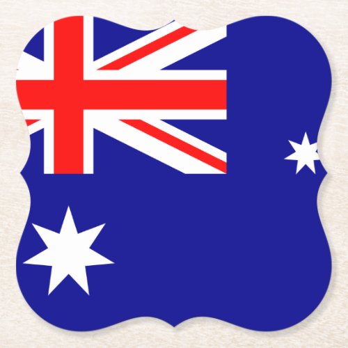 Australia Australian Flag Paper Coaster