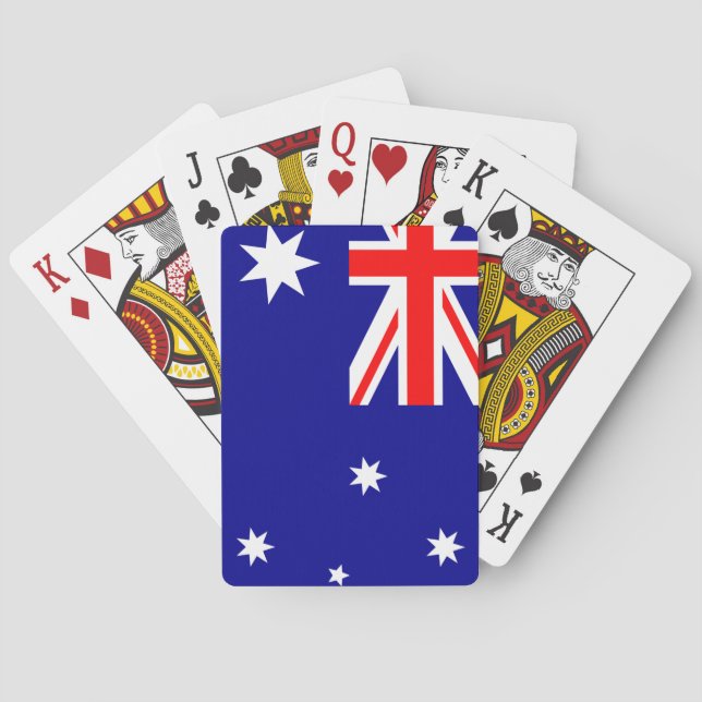 Australia (Australian) Flag Poker Cards (Back)