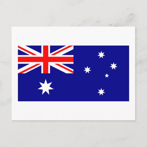 Australia Australian Flag Postcard