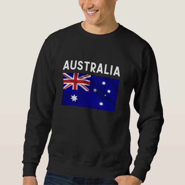Australia Australian Flag Sweatshirt (Front)