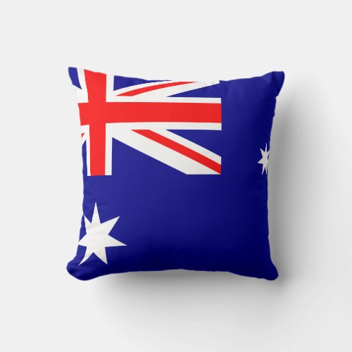 Australia Australian Flag Throw Pillow