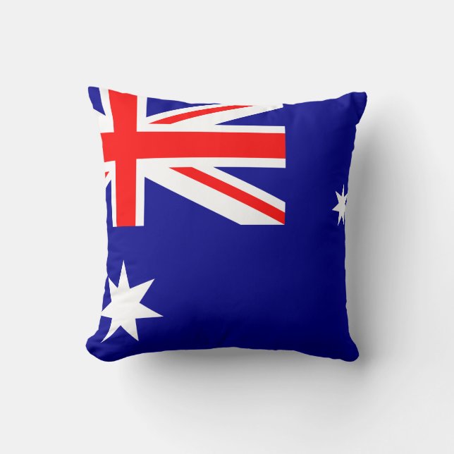 Australia (Australian) Flag Throw Pillow (Front)