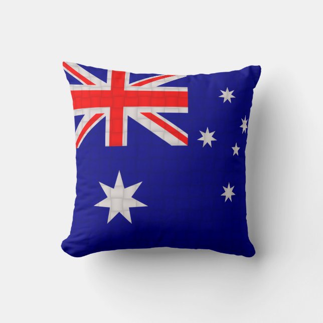 Australia Australian Flag Throw Pillow (Front)