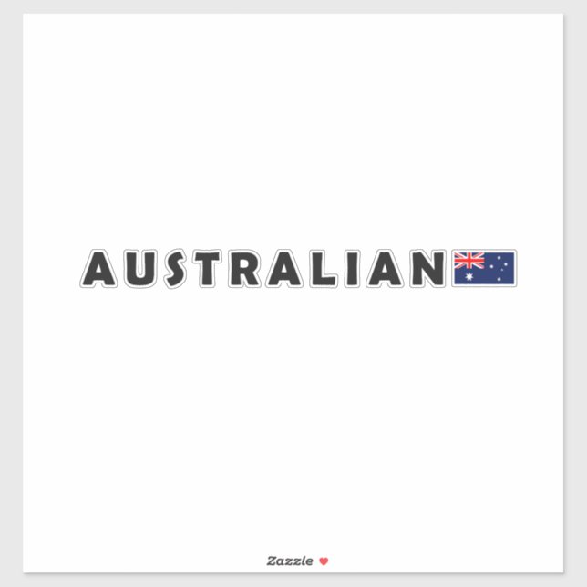 Australia Australian Sticker (Sheet)