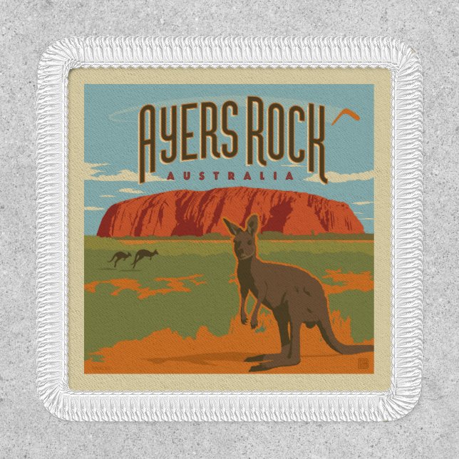 Australia | Ayers Rock Kangaroos Patch (Front)