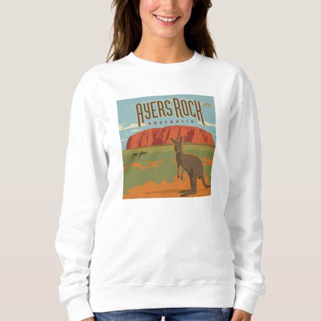 Australia | Ayers Rock Kangaroos Sweatshirt (Front)