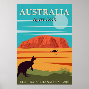 Australia Ayers Rock, Uluru-Kata Tjuta National Poster