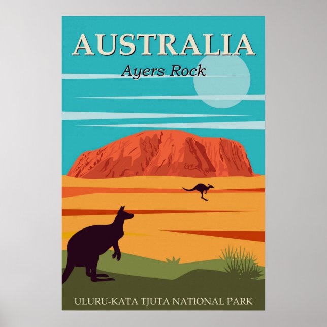 Australia Ayers Rock, Uluru-Kata Tjuta Poster (Front)