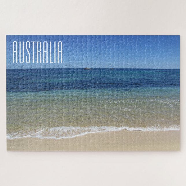 australia beach layers jigsaw puzzle (Horizontal)
