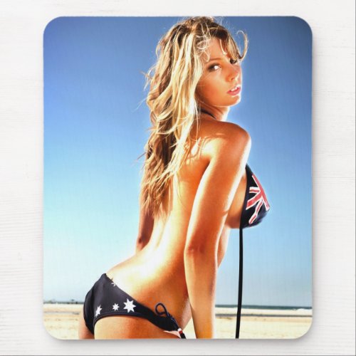 Australia Bikini Bash Mouse Pad