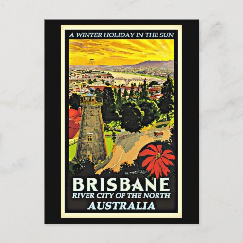 Australia_Brisbane a Winter Holiday in the Sun Postcard