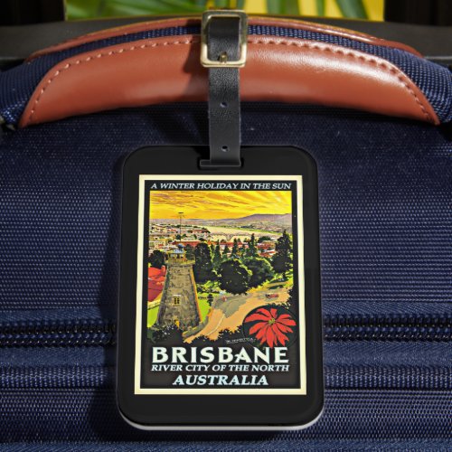 Australia_Brisbane a Winter Holiday Luggage Tag