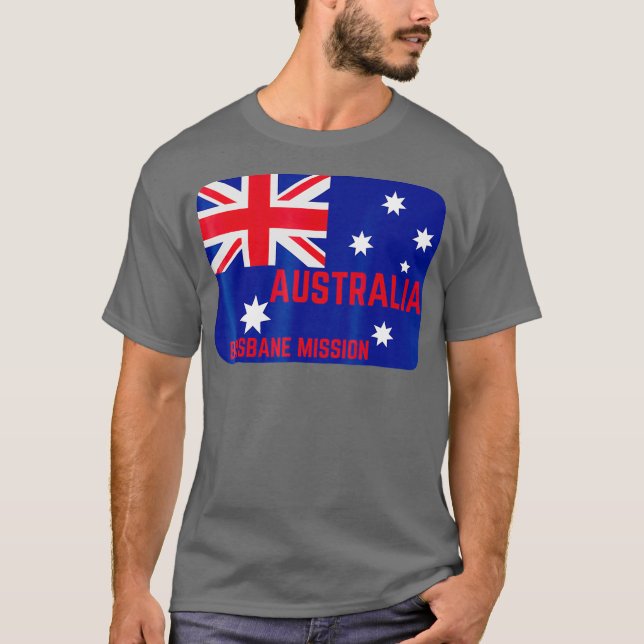 Australia Brisbane LDS Mormon Mission T-Shirt (Front)