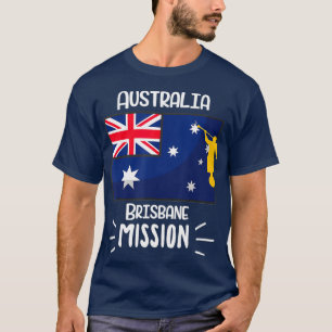 Australia Brisbane Mormon LDS Mission Missionary T-Shirt