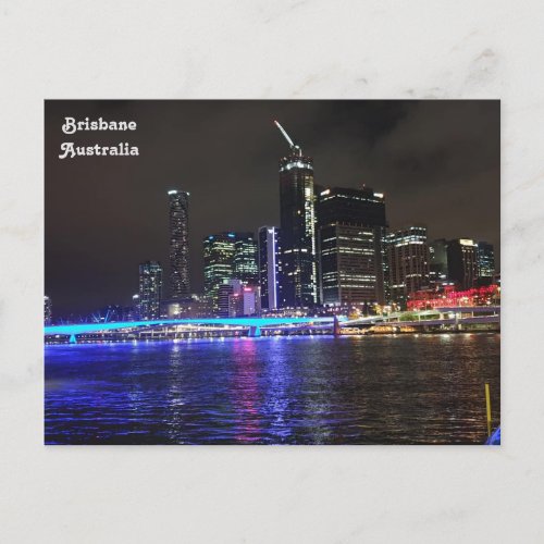 Australia Brisbane River Brisbane Queensland A Postcard