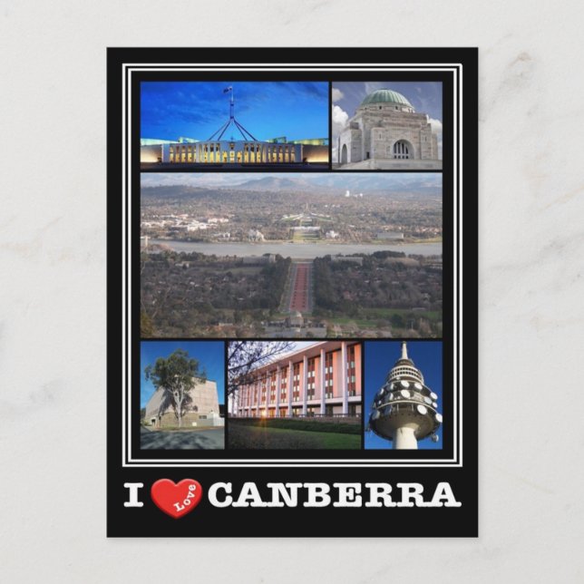 Australia -  Canberra - I Love - Postcard (Front)