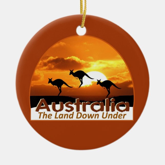 AUSTRALIA CERAMIC ORNAMENT (Front)