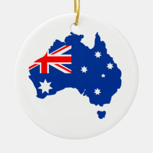 Australia Ceramic Ornament