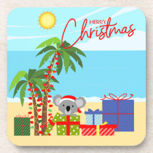 Australia Christmas Beverage Coaster