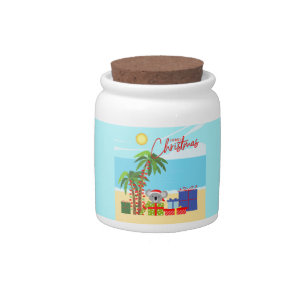 Australia Christmas Candy Jar