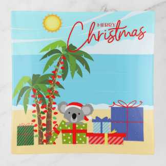 Australia Christmas Trinket Tray
