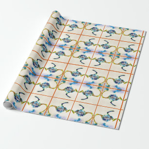 Australia City Skyline Travel Love Watercolor Wrapping Paper