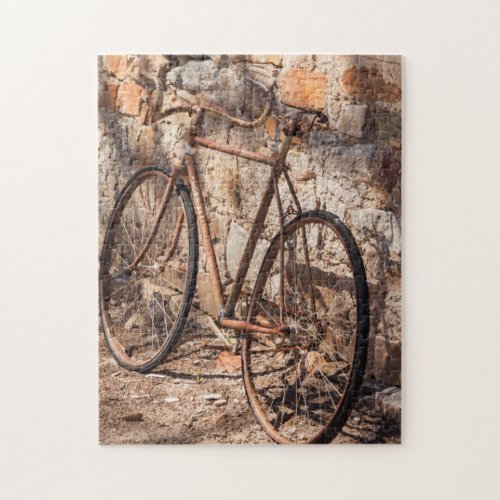Australia Clare Valley Sevenhill old bicycle Jigsaw Puzzle
