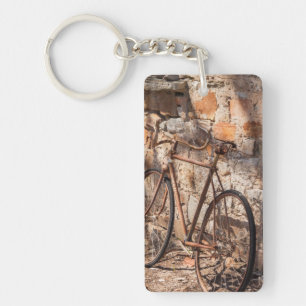 Australia, Clare Valley, Sevenhill, old bicycle Keychain