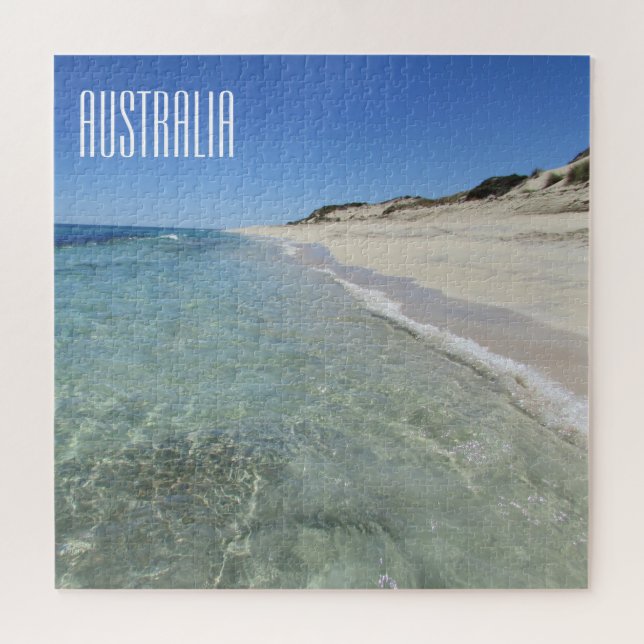 australia clear beach jigsaw puzzle (Horizontal)
