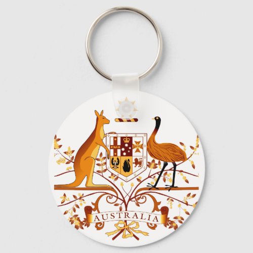 Australia COA Brown Keychain