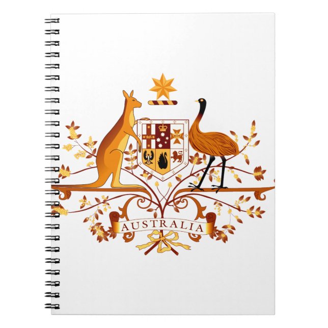 Australia COA Brown Notebook (Front)