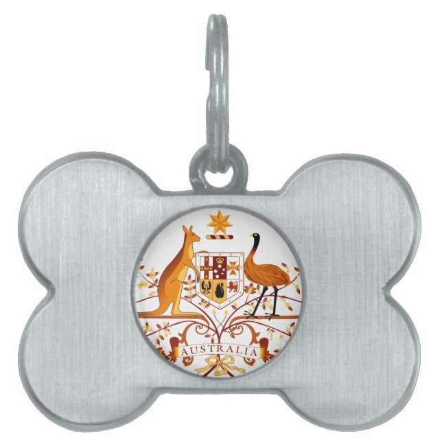 Australia COA Brown Pet ID Tag (Front)