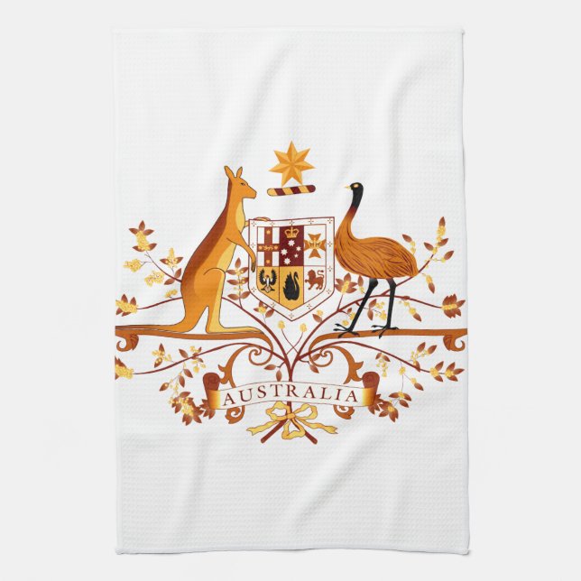 Australia COA Brown Towel (Vertical)