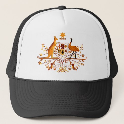 Australia COA Brown Trucker Hat