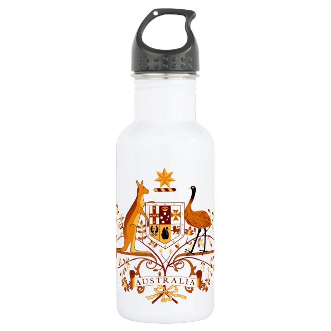 Australia COA Brown Water Bottle (Front)
