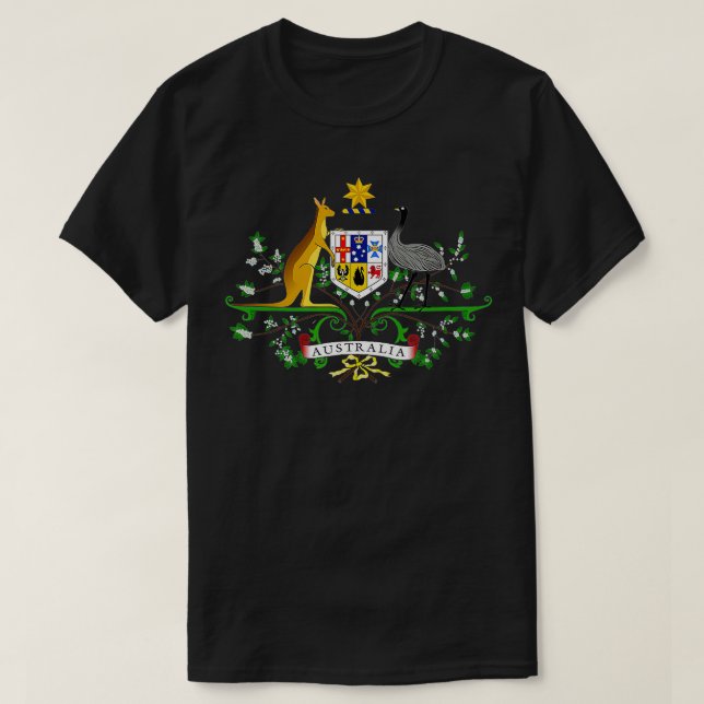 Australia  Coat of arm  Flag souvenir Aussie  1  T-Shirt (Design Front)