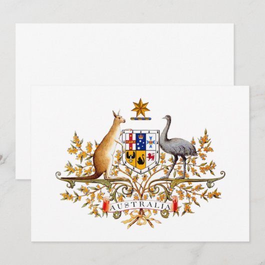 Australia Coat of Arms (Front/Back)