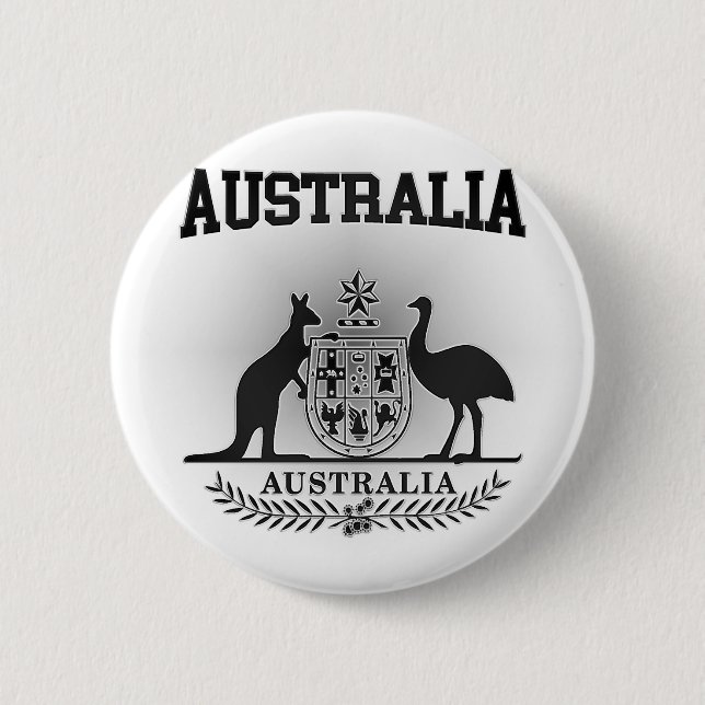 Australia Coat of Arms Button (Front)