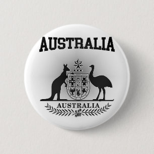 Australia Coat of Arms Button