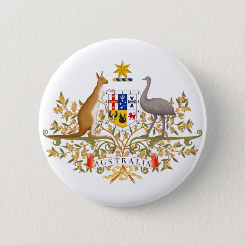australia coat of arms button