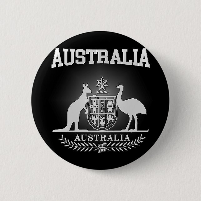Australia Coat of Arms Button (Front)