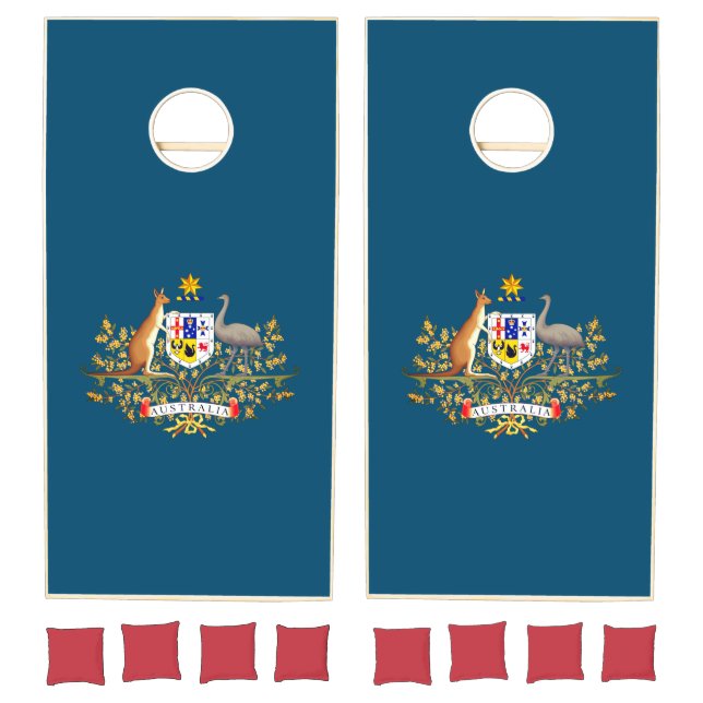 Australia Coat of Arms Cornhole Set (Set)