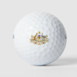 Australia Coat Of Arms Golf Balls at Zazzle