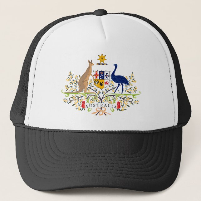 Australia Coat of Arms Hat (Front)