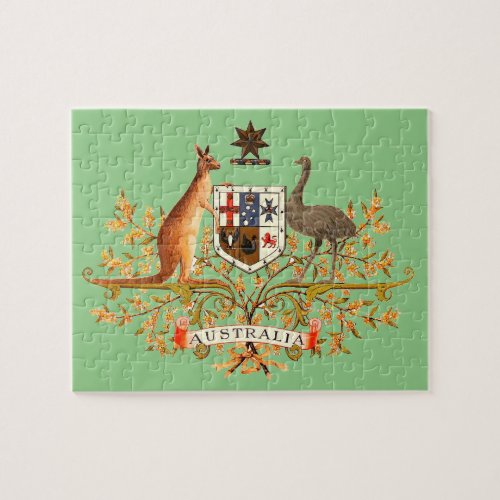 australia coat of arms jigsaw puzzle