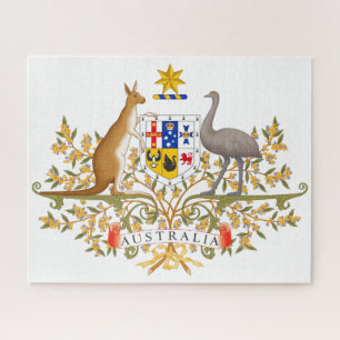 australia coat of arms jigsaw puzzle