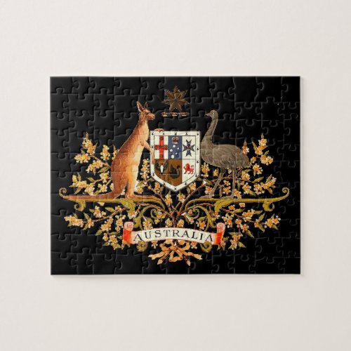 australia coat of arms jigsaw puzzle