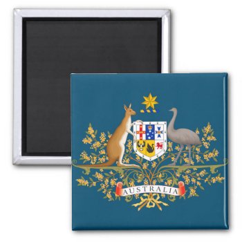 Australia Coat Of Arms Magnet by flagart at Zazzle