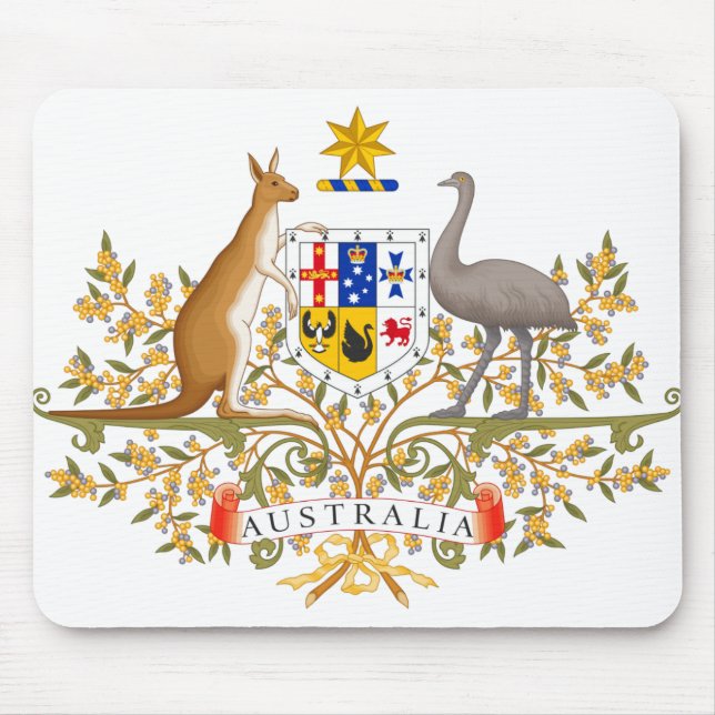 australia coat of arms mouse pad (Front)