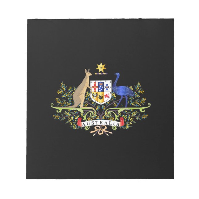 Australia coat of arms notepad (Front)
